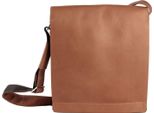 Harold's Pelle Borsa A Tracolla Campo Messengerbag Upend Cognac Marrone Chiaro