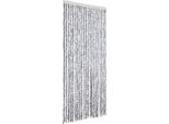 Vidaxl Tenda Zanzariera Bianca E Grigia 90X220 Cm In Ciniglia