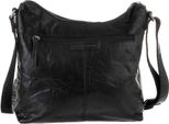 Spikes & Sparrow Pelle Borsa A Tracolla Bronco Shoulderbag Black Nero