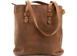 Harold's Pelle Borsa Shopper Borsa A Tracolla Antic Twin - Shopper Upend Nature Marrone
