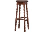 Casa Padrino Sgabello Da Bar In Stile Country Marrone 35 X 35 X H. 82 Cm - Sgabello Da Bar In Legno Massiccio In Stile Country