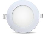 Faretto Da Incasso A Pannello 6W Led Luce Da Incasso Bianco Neutro 4200K 350 Lumen Plafoniera Rotonda