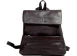 Harold's Pelle Zaino Per Il Tempo Libero Zaino Country City Backpack Brown Marrone Scuro