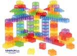 Eduplay 120574 Blocchi Da Costruzione Trasparenti, Plastica, Trasparenti, 90 Pezzi (1 Set)