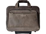 Harold's Pelle Carrello Borsa Da Ufficio Con Scomparto Per Laptop Antic Businesstrolley Taupe Marrone