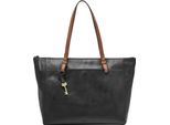 Fossil Pelle Borsa Shopper Borsa A Tracolla Rachel Tote Black Nero