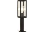 Box Lampada Da Terra Per Esterni IP44 Nero 45Cm Altezza E27