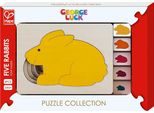 Hape Puzzle Di Legno Coniglio - Puzzle A Strati 5 Pezzi Giocattolo Sostenibile