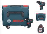 Bosch Gsr 12V-35 Trapano Avvitatore A Batteria Professionale 12 V 35 Nm Brushless + 1X Batteria 3,0 Ah + L-Boxx - Senza Caricabatteria
