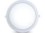 Faretto Da Incasso A Pannello 24W Led Luce Da Incasso Bianco Neutro 1850 Lumen Plafoniera Ø280Mm Dimensione Foro Rotondo