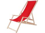 Sdraio Con Braccioli Rosso Sedia Da Spiaggia Sedia Da Campeggio In Legno Pieghevole Sedia Pieghevole Sedia Da Balcone