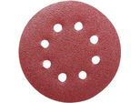 Carta Abrasiva Easy Work 'Excenter'115 Mm, 5 Fogli Ciascuno Con Grana P40, P60, P80, P120, P180 E P240, Rosso, 30 Pezzi (1 Set)