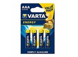 Batterie Alcaline LR03 Aaa Varta Energy (10 Blister)