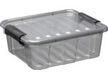 Plast Team 22360804 Plast Team Storage Box Home Box, 1,5 Litri, Grigio-