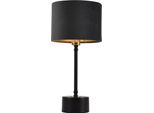 Lampada Da Tavolo 'Deventer' Grigio 1Xe14 Lampada Da Tavolo Lampada Da Comodino [Lux.Pro]
