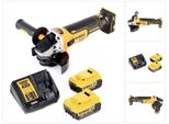Smerigliatrice Angolare A Batteria Dewalt Dcg 405 M2 18V 125Mm Brushless + 2X Batteria 4.0Ah + Caricabatterie