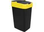 Cestino Per Rifiuti Con Coperchio Basculante - 60 Litri - 3 Colori Assortiti