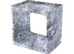 Casa Padrino Tavolino In Marmo Bianco 42 X 30 X H. 40 Cm - Mobili Soggiorno - Mobili Lusso
