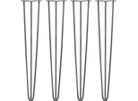4 X 71 Cm 3 Montanti Gambe A Forcella Gambe Per Tavoli Gambe Per Mobili Gambe Per Sedie Acciaio Grezzo 10 Mm D