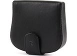Esquire Pelle Portafoglio Logo Coin Wallet Black Nero