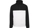 Urban Classics Giacca Pull Over Imbottita 2-Toni Bianco/Nero - Xl
