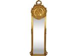 Casa Padrino Specchio Barocco Oro 55 X H. 175 Cm - Solido E Pesante - Specchio Da Parete In Stile Antico