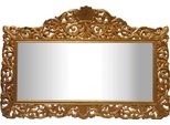 Casa Padrino Specchio Da Parete Barocco Oro 290 X H. 160 Cm - Specchio Armadio Intagliato A Mano - Mobili Barocchi