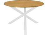 Syfax™ Tavolo Da Pranzo Bianco 120X75 Cm In Mdf