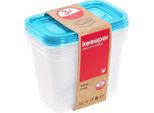 Keeeper 3067463200000 Keeeper Vaso Per Alimenti "Fredo Fresh"", 1,0 Litri, Quadrato"