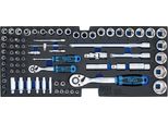 Inserto In Schiuma Per Art. 3312: Set Di Chiavi A Bussola | 12,5 Mm (1/2") + 6,3 Mm (1/4"") | 77 Pz."