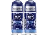 Nivea Men Deo Roll On Active Protect Anti Transpirant 50Ml Confezione Da 2 Pz