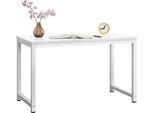 [Scrivania Herning White Scrivania Da Ufficio Regolabile In Altezza 75X120X60Cm Scrivania Per Computer Scrivania Da Lavoro Scrivania Per Pc