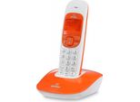 Brondi Nice Telefono Dect Arancione Bianco Vivavoce Identificatore Di Chiamata