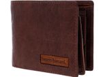 Bruno Banani Pelle Portafoglio Den Haag Wallet Quer With Flap Brown / Cognac Marrone