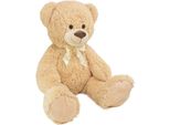 Brubaker Xxl Orsacchiotto 100 Cm - Peluche Grande - Peluche Con Fiocco, Beige
