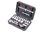 Kraftwerk Kra 204.102.200 Set Di Chiavi A Bussola Basic Line, 1/2", 22 Pezzi."