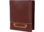 Chiemsee Pelle Portafoglio Paraguay Wallet High With Flap Cognac Marrone