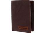 Bruno Banani Pelle Portafoglio Den Haag Wallet High With Flap Brown / Cognac Marrone