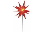 Hg Stella Led Con Asta In Plastica Rossa Ø 58 Cm J30324