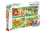 Clementoni 2X20+2X60Pcs Puzzle La Fattoria 21304 X6