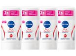 Nivea Deo Stick Dry Comfort Plus Anti-Traspirante 50Ml Confezione Da 4 Pz
