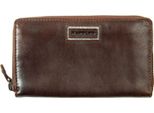 Harold's Portafoglio Aberdeen Wallet Zip Brown Marrone