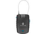 M-Wave Lock N Roll Allarme Serratura D'allarme Con Pannello Di Controllo A 4 Cifre Serratura Per Bicicletta Serratura A Combinazione Bicicletta