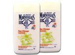 Le Petit Marseillais Gel Doccia Crema Ai Fiori D'arancio Confezione Doppia, 2 X 250 Ml