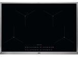 Elettrodomestici Aeg Piano Cottura In Vetroceramica 80 Cm Induzione Maxisense+ Hob²Hood Edst IAE84411XB