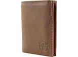 Chiemsee Pelle Portafoglio Malawi High Wallet With Flap Brown Marrone