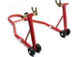 Cavalletto Posteriore Per Moto Wiltec Per Pneumatici Da 200-340 Mm, 370 X 325 Mm, Come Supporto Di Montaggio In Acciaio Per La Ruota Posteriore, Martinetto Per Moto Fino A 450 Kg