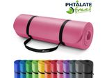 Tresko Tappetino Yoga Tappetino Fitness Tappetino Ginnastica Pilates 185X60X1,5Cm Rosa