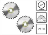 2X Lama Circolare Universale Festool W28 160 X 2,2 X 20 Mm 160 Mm 28 Denti ( 496302 ) Ts Tsc Atf Ap