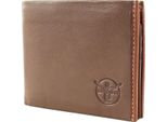 Chiemsee Pelle Portafoglio Malawi Wallet With Flap Brown Marrone